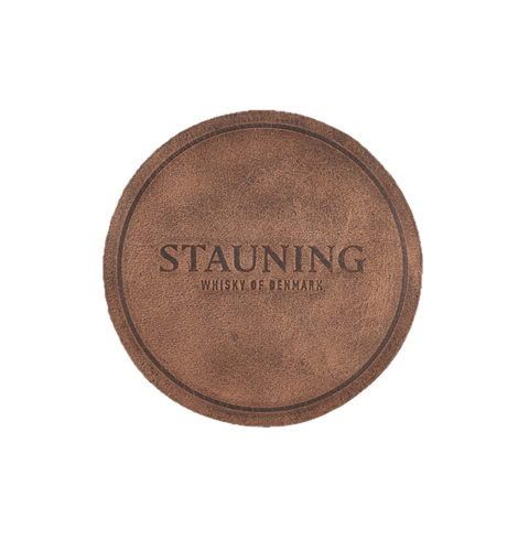 Load image into Gallery viewer, Stauning Whisky merchandise Stauning Leather Coaster