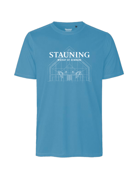Indlæs billede til gallerivisning Stauning Whisky merchandise T-shirt - Distillery - Light blue