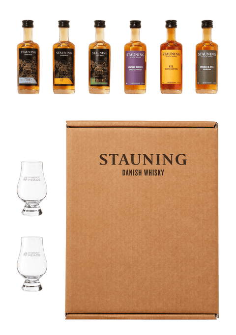 Lade das Bild in den Galerie-Viewer, Stauning Whisky whisky Tasting Set 6x5cl + Virtual Tasting