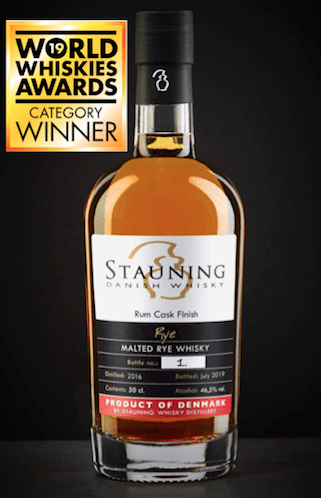 Stauning Rye Belize Rum Cask Finish - Best Danish Rye 2019