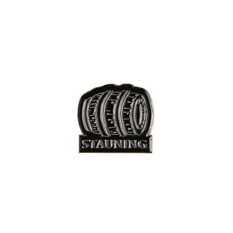 
                          Load image into Gallery viewer, Stauning Whisky merchandise Pin - Cask
                      