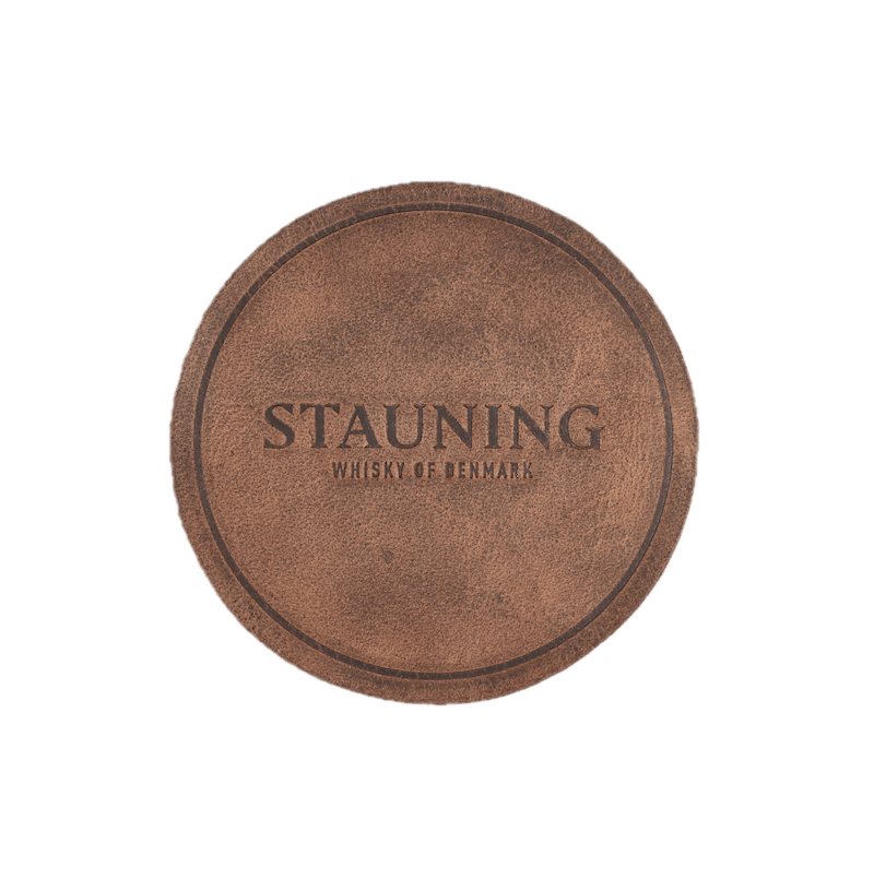 Stauning Whisky merchandise Stauning Leather Coaster