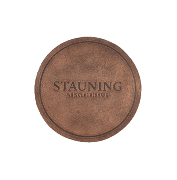 Stauning Whisky merchandise Stauning Leather Coaster