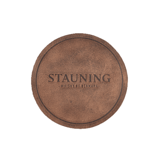 Stauning Whisky merchandise Stauning Leather Coaster