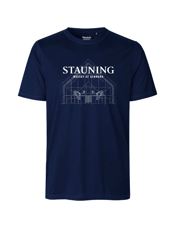 Stauning Whisky merchandise T-shirt - Distillery - Navy