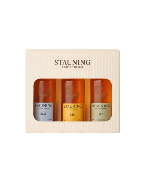 
                          Load image into Gallery viewer, Stauning Whisky whisky Stauning Tasting Box 3x5cl - Høst | Rye | Røg
                      