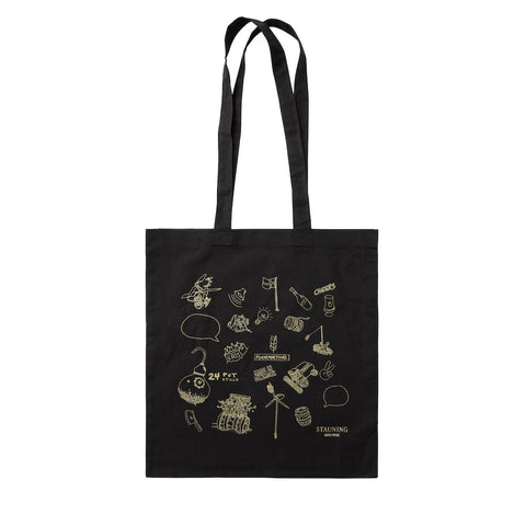 
                          Load image into Gallery viewer, Stauning Whisky merchandise Tote Bag - Stickers
                      